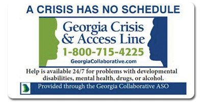 georgia crisis and access line 1-800-715-4225